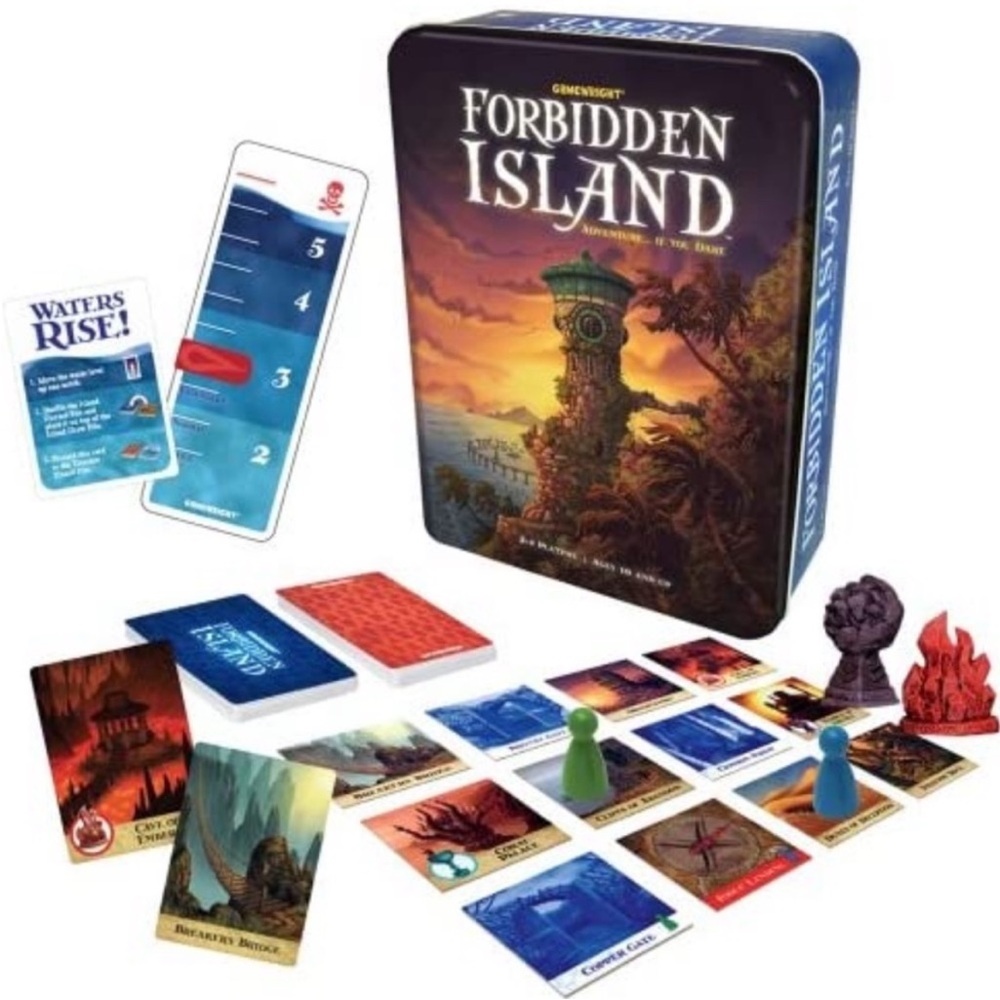 Forbidden Island Team Adventure Board Game by - Multicolor